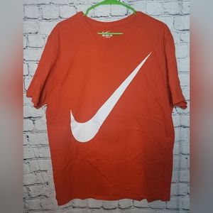 The Nike Tee Men's Orange Sz XL Athletic Cut Dri-Fit Short Sleeve